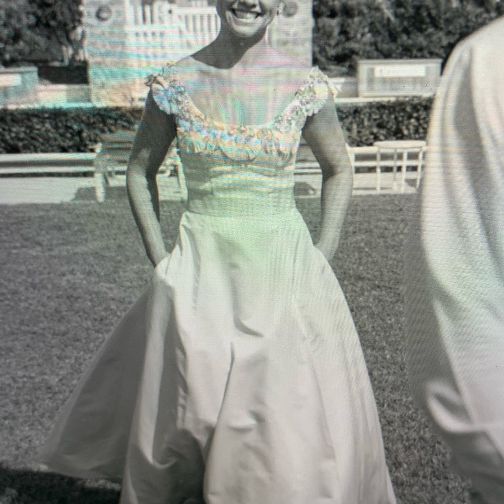 White wedding dress
